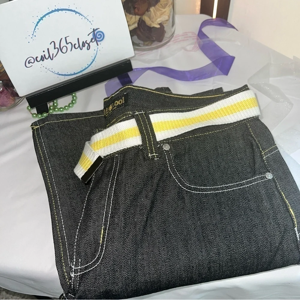 OLD SCHOOL Men’s Jeans with Belt